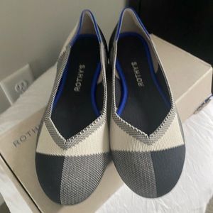 Rothy’s Black White Shoe